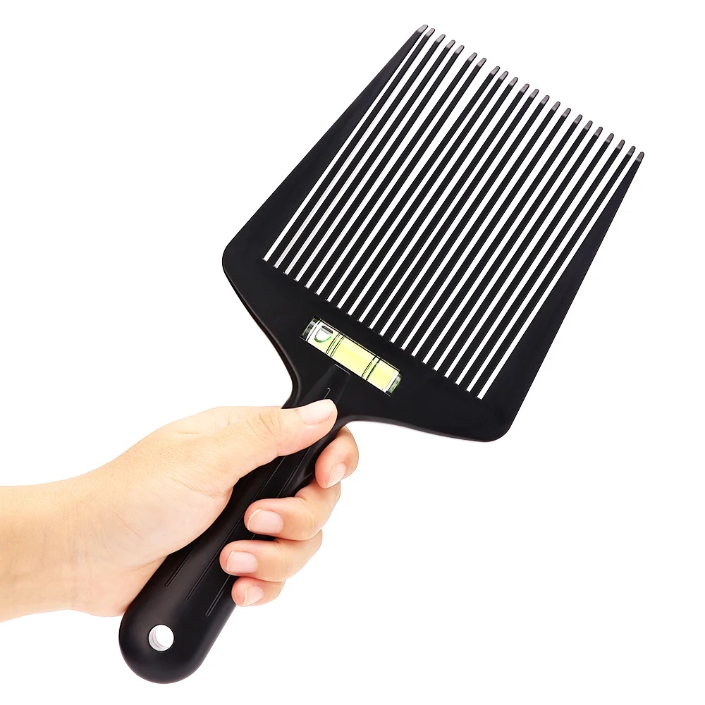 Men Accessories Guide - 男性用の両端理髪くし,プロの理髪店用品,フラットトップガイドコーム,理髪アクセサリー