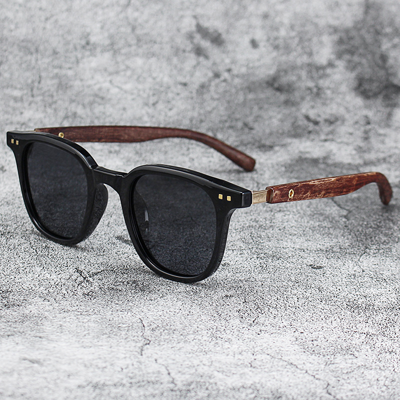 Men'S Accessories Glasses - トレンディな男性ヴィンテージ木製フレームサングラスクラシックブランドサングラス夏旅行レンズ運転用アイウェア男性/女性用
