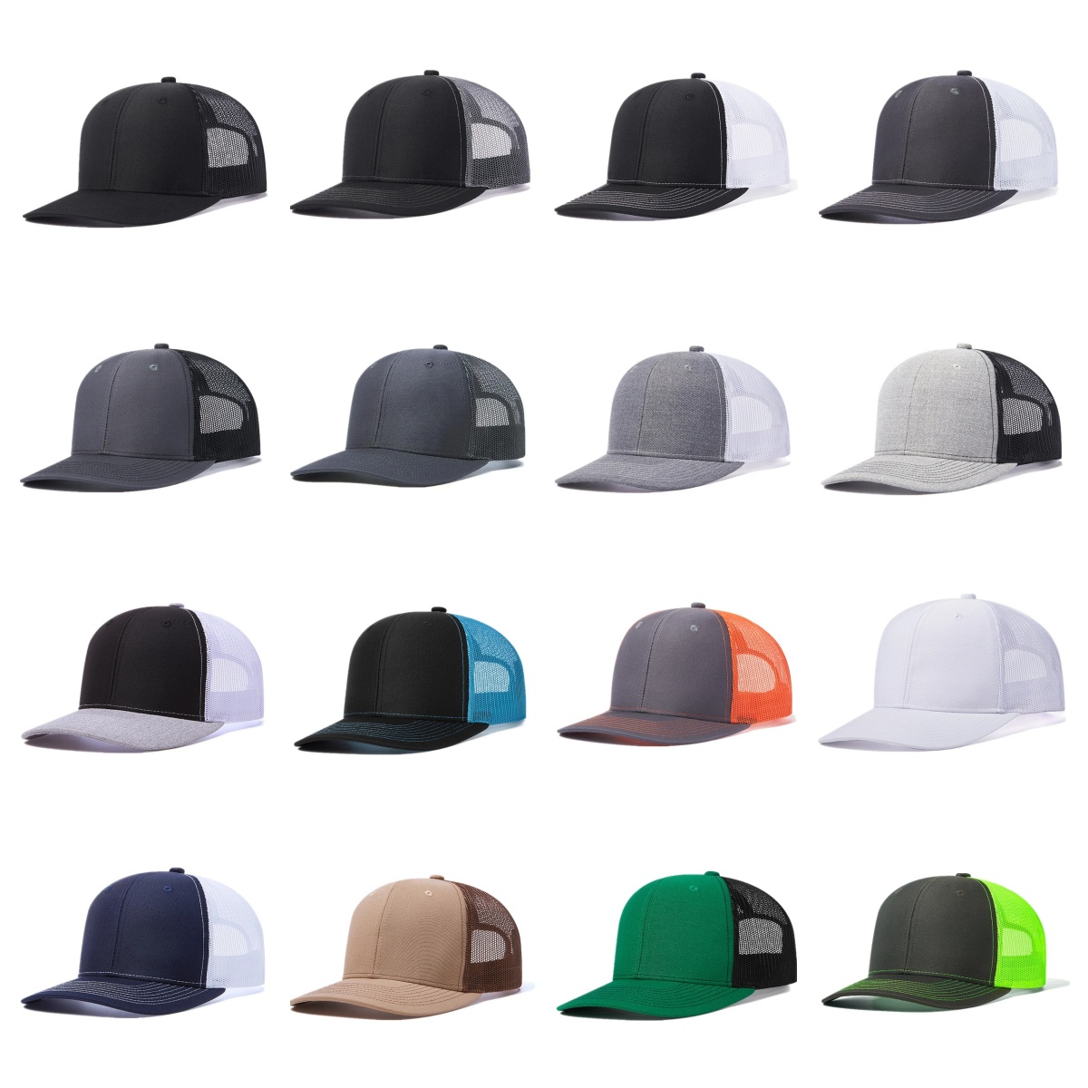 Men'S Accessories On Sale - ホット販売ユニセックスキャップわずかに湾曲したつばスタイルのトラック運転手の帽子男性 & 女性カジュアル屋外通気性サマーキャップ