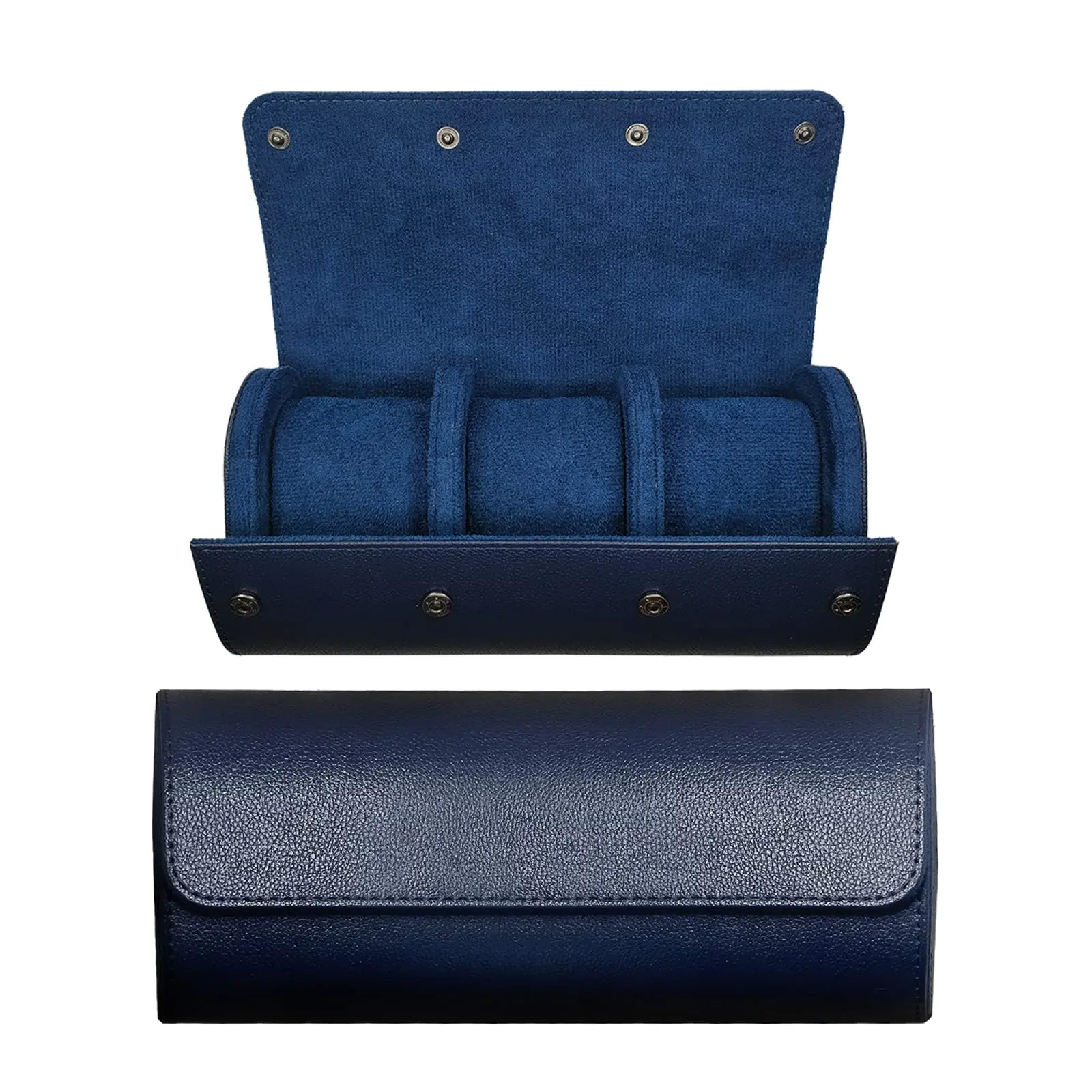 Men Accessories Organiser - 腕時計ケース トラベルオーガナイザー - 腕時計ロールケース - 3本用腕時計ケース