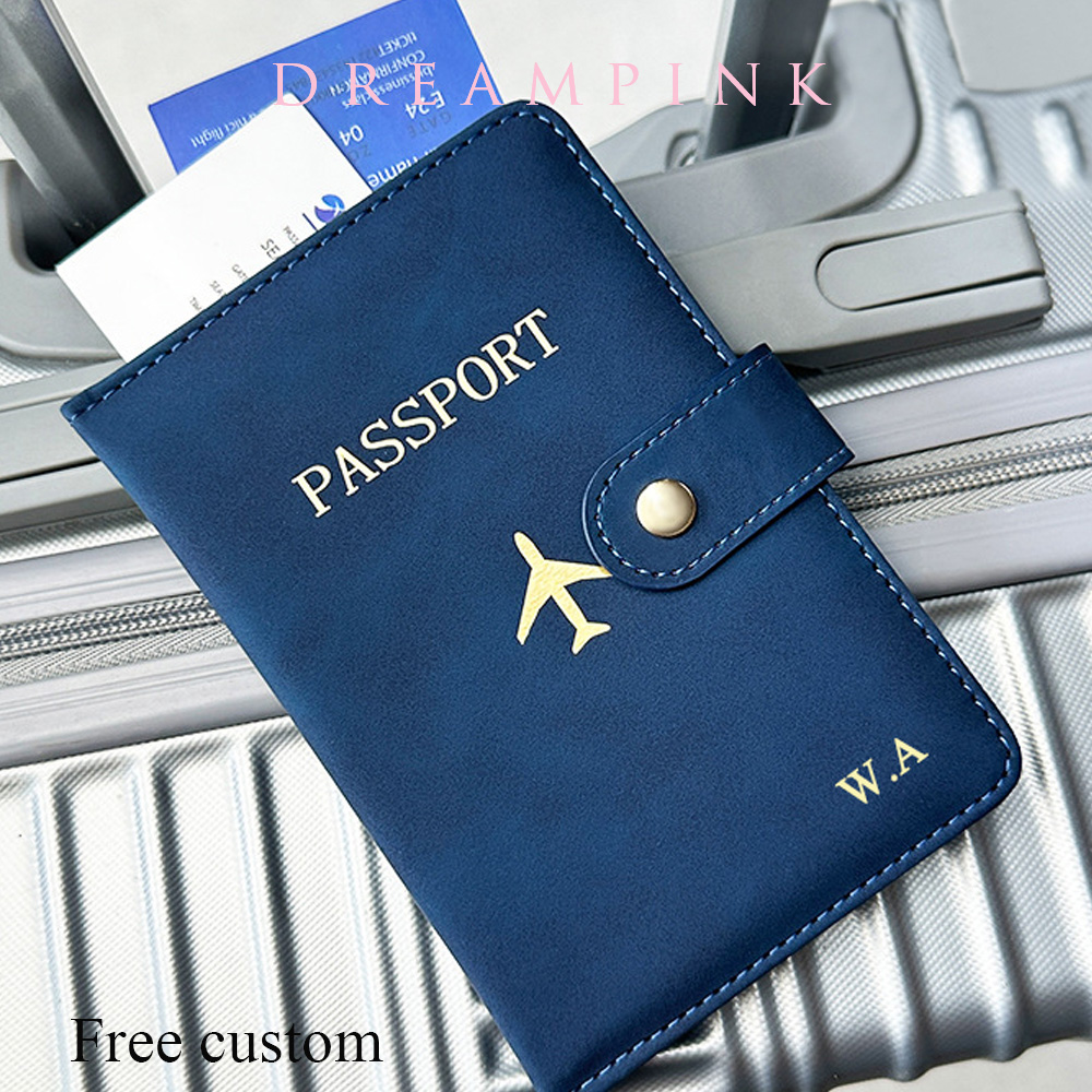 Men Accessories Name - パーソナライズされた名前旅行パスポート財布高級飛行機男性ビジネスパスポートカバーカスタム名ギフト女性旅行アクセサリー
