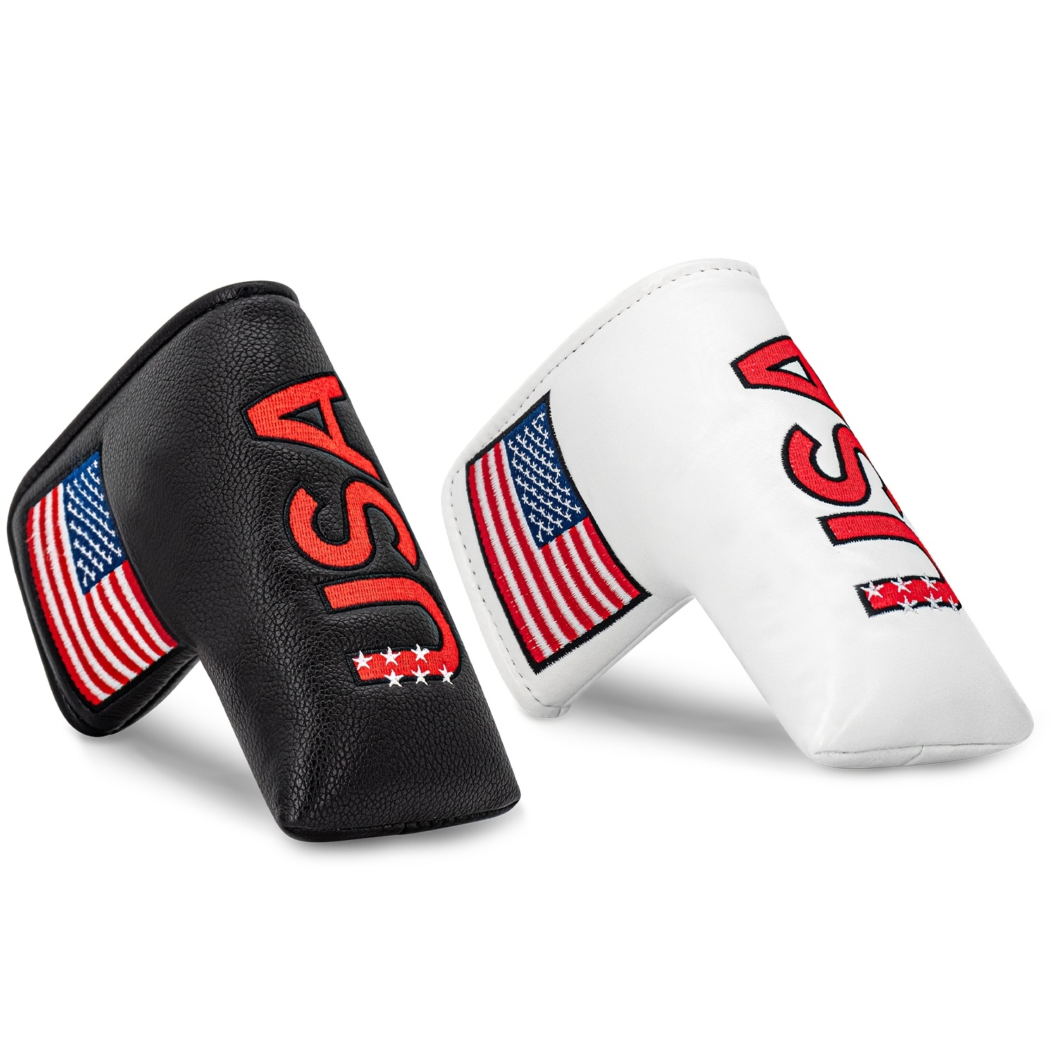 Men'S Accessories Golf - 1個入り USAスタイル ゴルフパターカバー - ソフトな裏地付きプレミアムブレードヘッドカバー、耐久性のあるゴルフクラブアクセサリー、男性と女性向け
