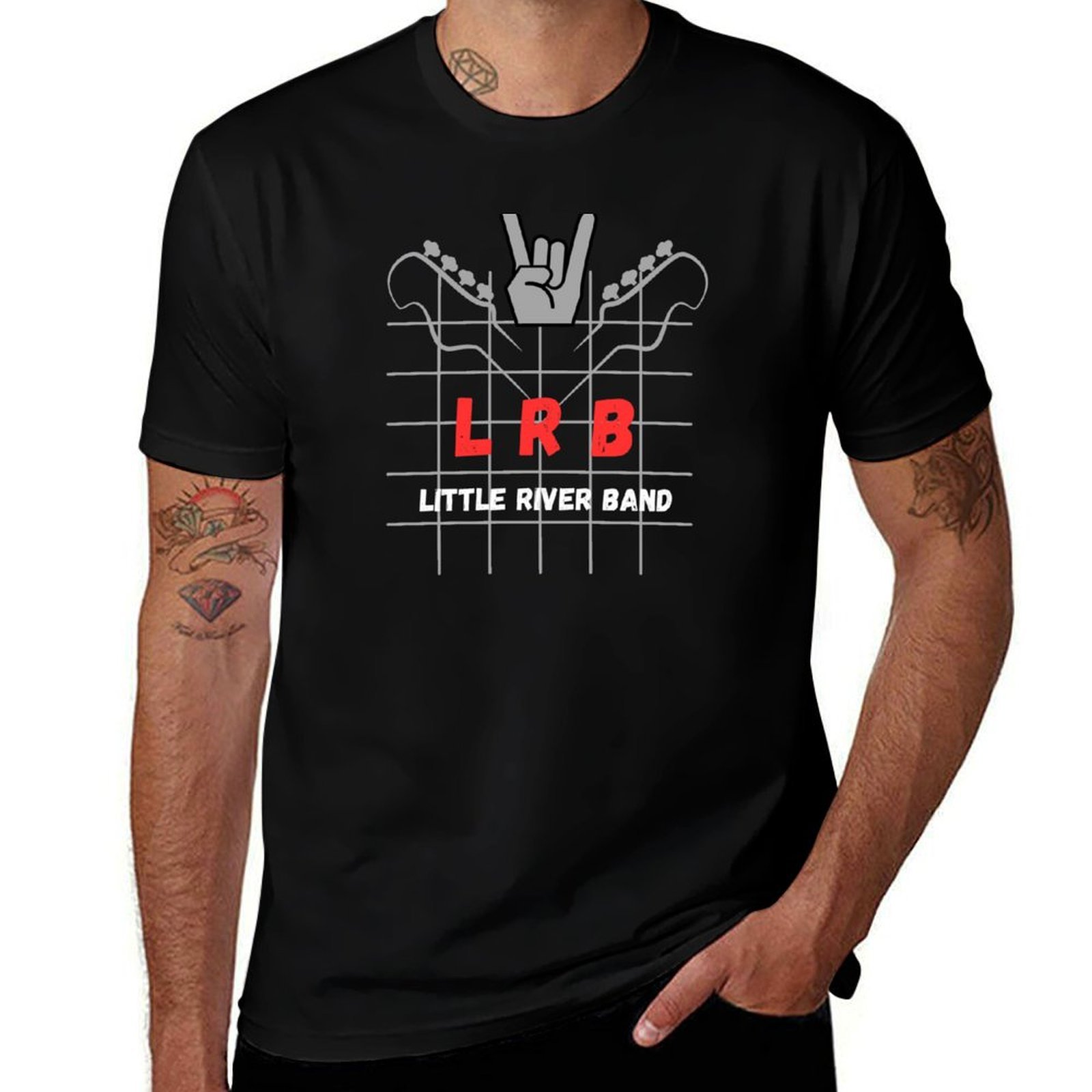 Men'S Accessories Wardrobe - LRB-リトルリバーバンド コンサート、ワードローブ、アクセサリー用Tシャツ 防臭半袖トップTシャツ