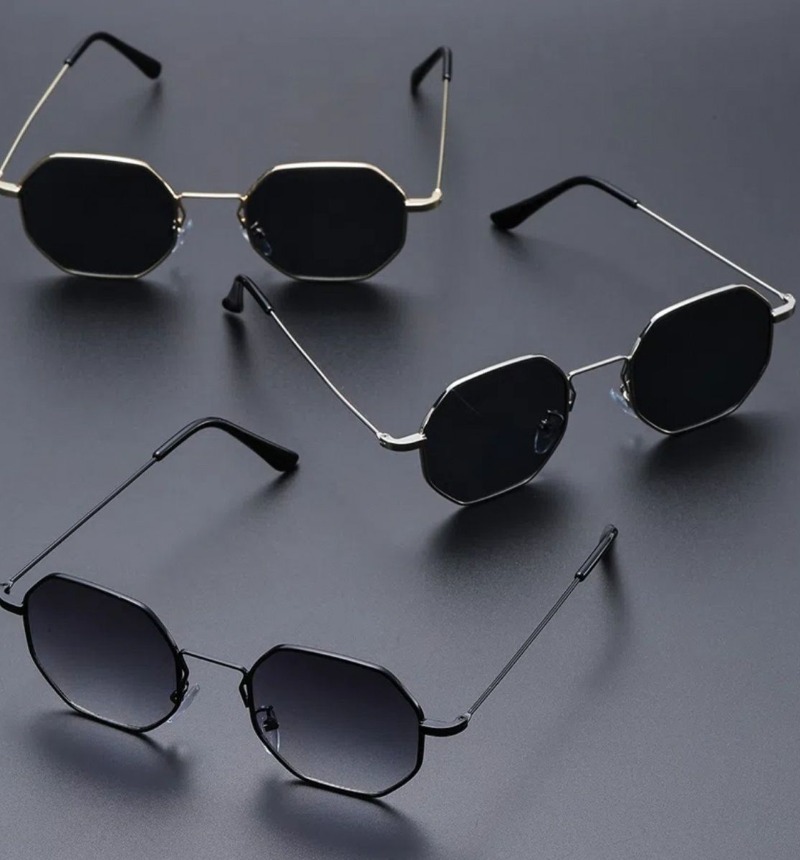 Men'S Accessories Glasses - セクシーな小さめスクエアサングラス レディース ラグジュアリー ヴィンテージ カラフルメタルフレーム メンズサングラス