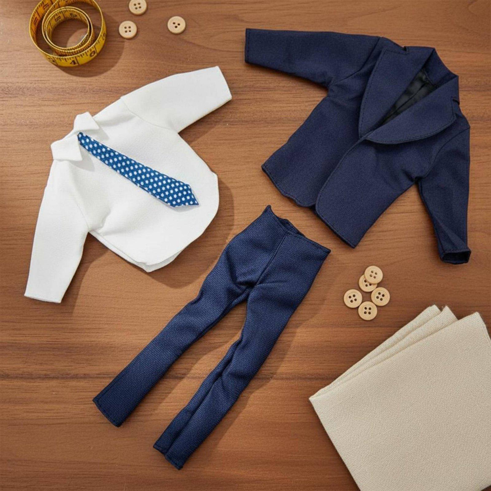 Men'S Accessories Wardrobe - 男性人形スーツ洗練された布製衣装 30 センチメートルファッションドールハウスアクセサリーワードローブアップグレード用
