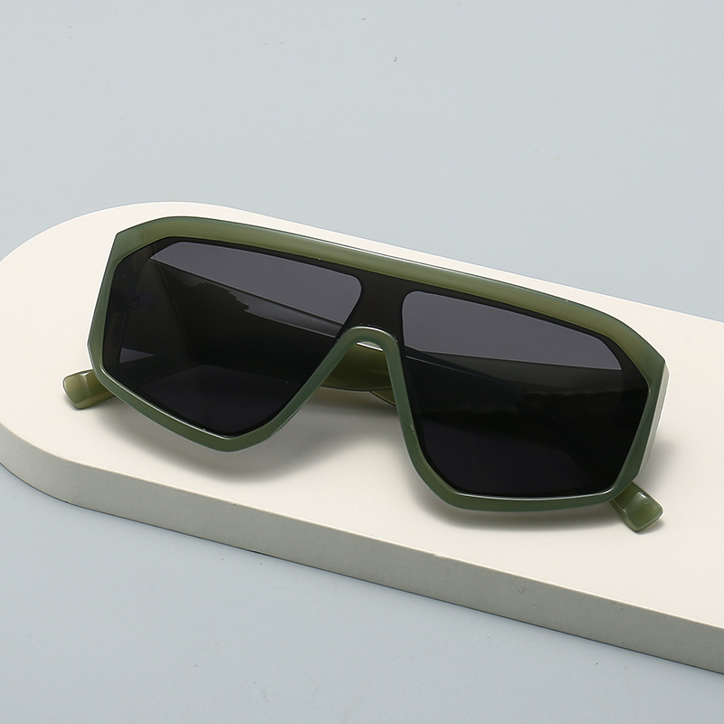 新しい Y2K ラージフレーム結合ボディスクエアサングラス女 - Men'S Accessories Glasses のレビューと価格