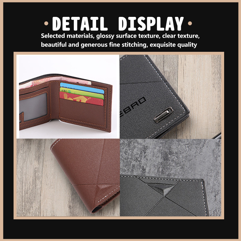 Ebro カースタイリング男性ファッションショート財布小銭入 - Men Accessories Organiser のレビューと価格