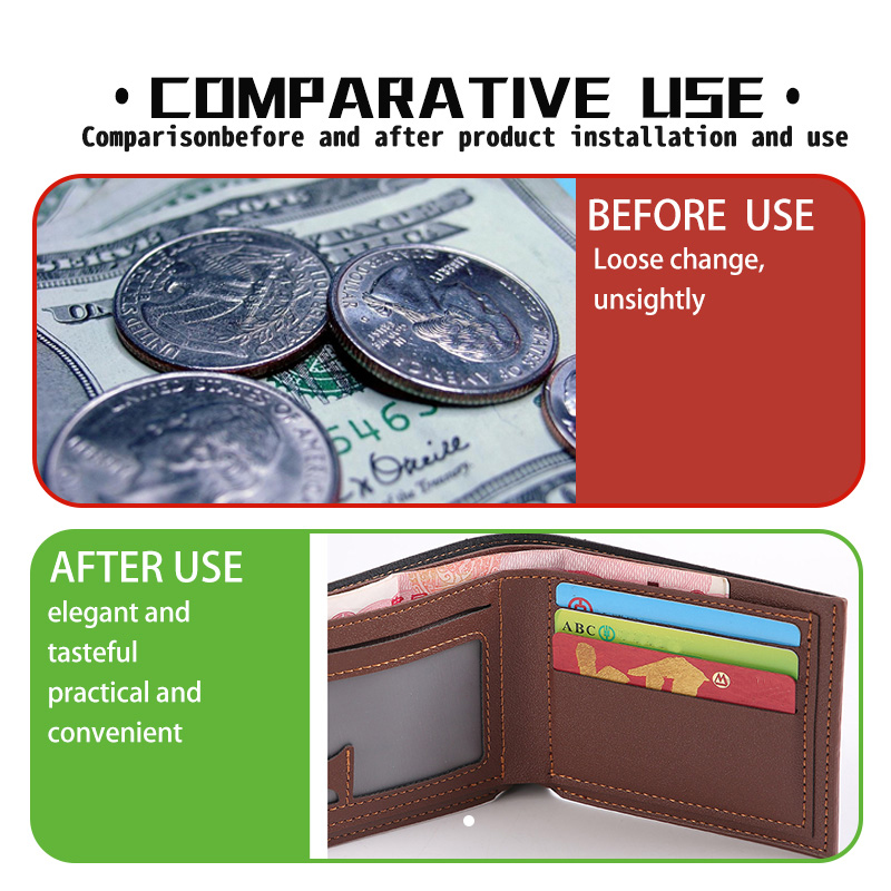 Ebro カースタイリング男性ファッションショート財布小銭入 - Men Accessories Organiser のレビューと価格