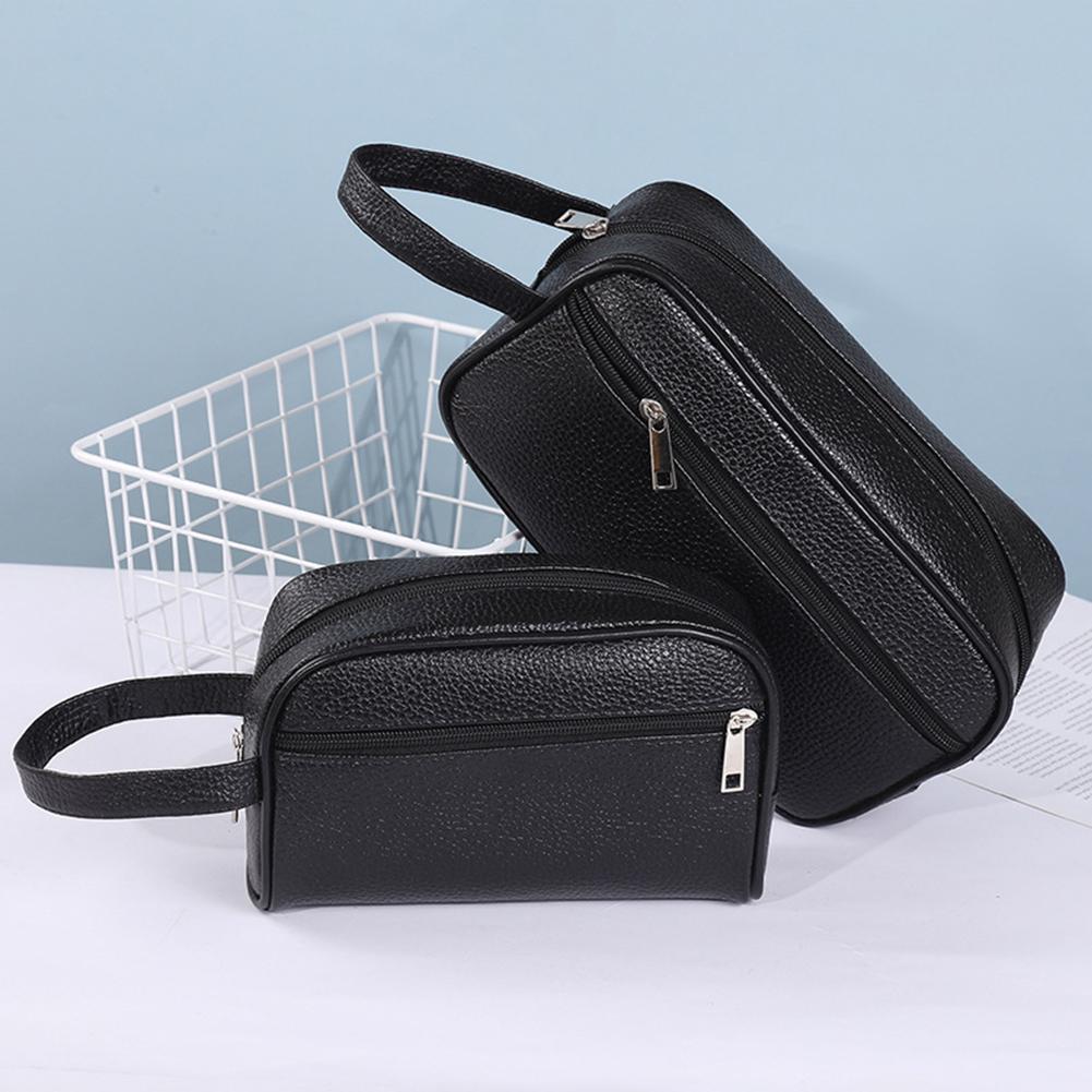 男性ビジネストラベルバッグヴィンテージリストレットバッグPU - Men Accessories Organiser のレビューと価格