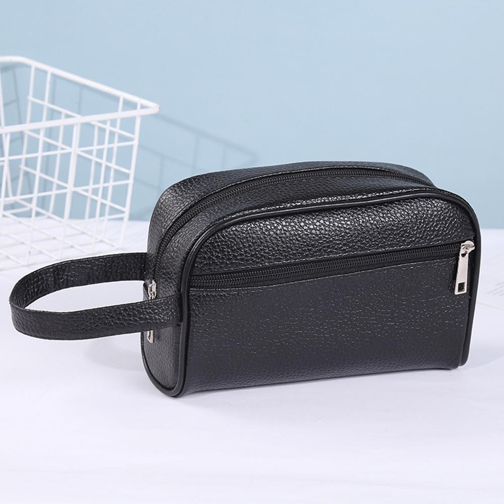 男性ビジネストラベルバッグヴィンテージリストレットバッグPU - Men Accessories Organiser のレビューと価格