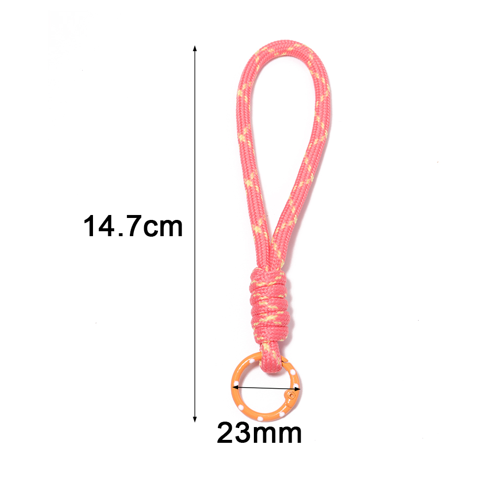 5 ピース/ロットカラフルな編組キーホルダー携帯電話ストラッ - Men Accessories Collection のレビューと価格