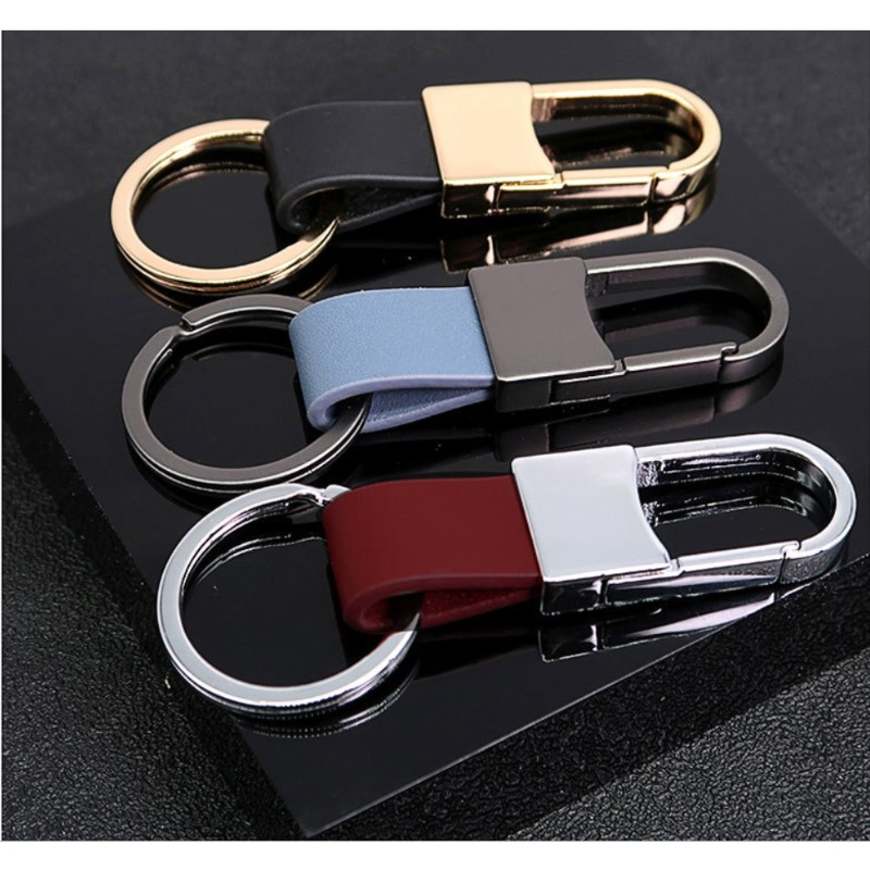 ファッション革キーホルダーカスタムロゴ名レーザー彫刻キーリン - Men Accessories Name のレビューと価格