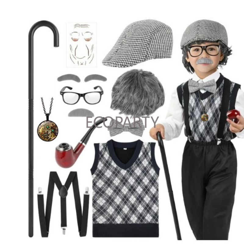 2024年ニューキッズ 100日間の学校コスチューム 男の子 - Men'S Accessories Glasses のレビューと価格