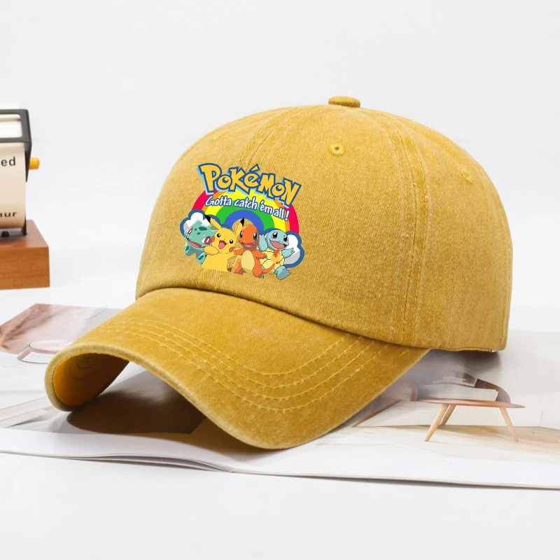子供野球帽男性女性アニメフィギュアポケモン太陽の帽子新しい大 - Men'S Accessories On Sale のレビューと価格