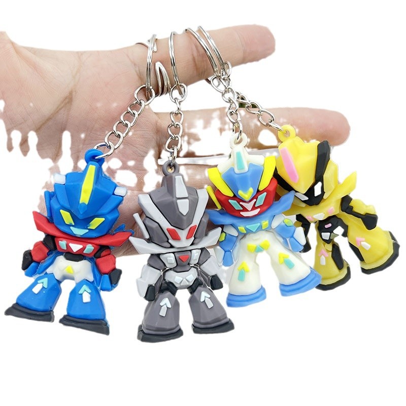 ガンダムシリコンキーホルダー、ミニモビルスーツアニメフィギュ - Men Accessories Collection のレビューと価格