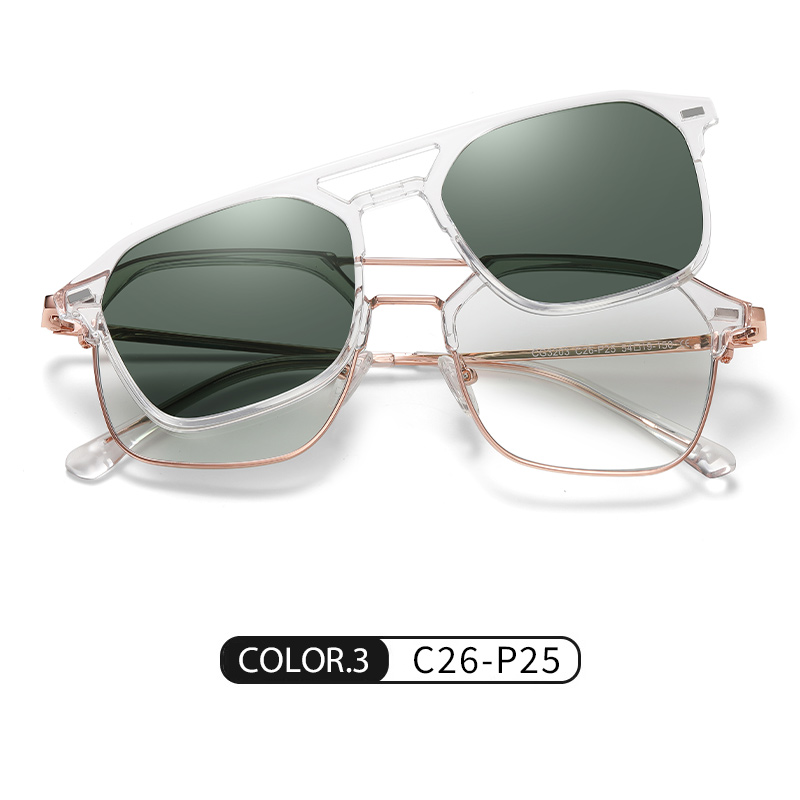 クリップオン偏光サングラス男性ファッションサングラス女性高級 - Men'S Accessories Glasses のレビューと価格
