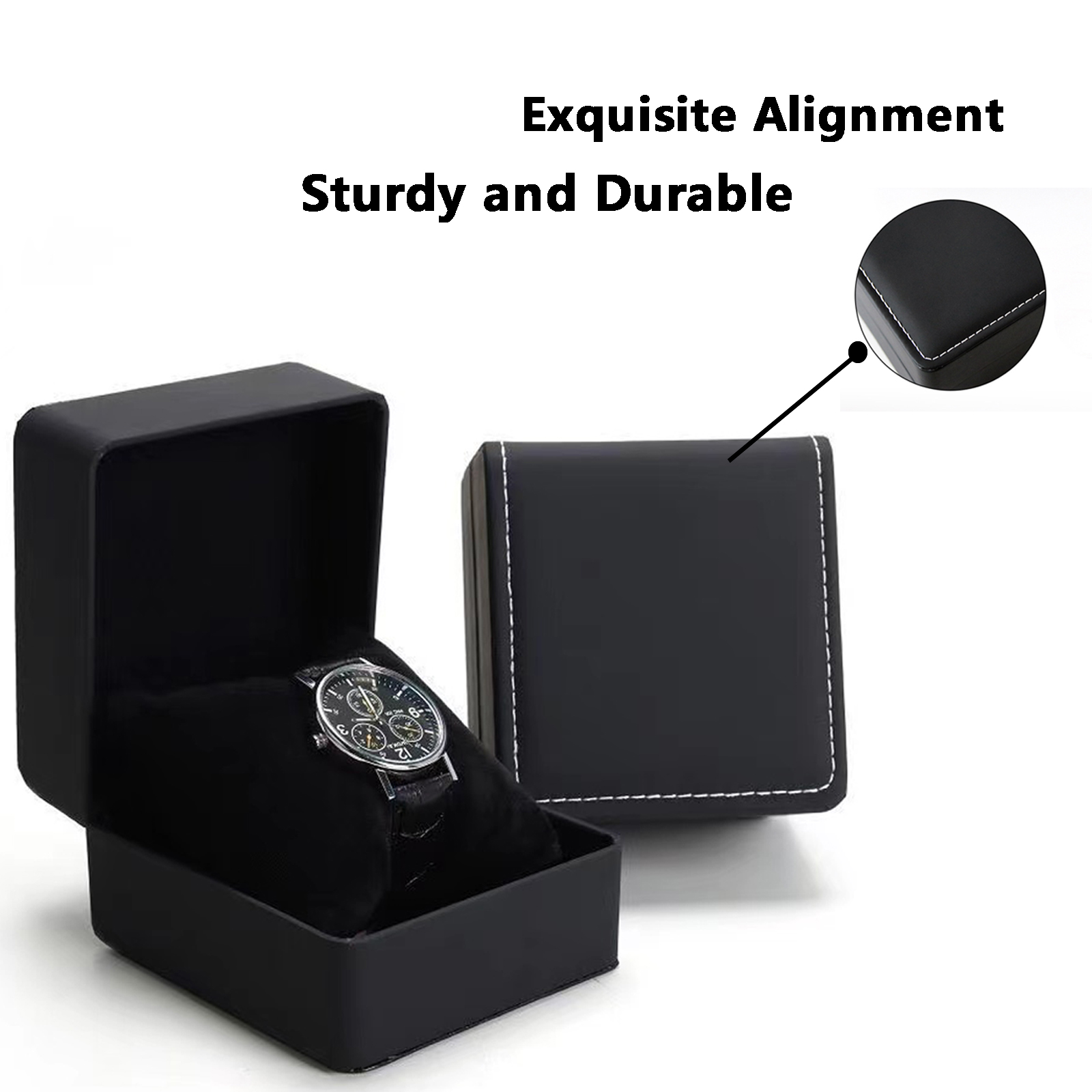 Lnofxas ブラック シングルウォッチ ギフトボックス  - Men Accessories Organiser のレビューと価格