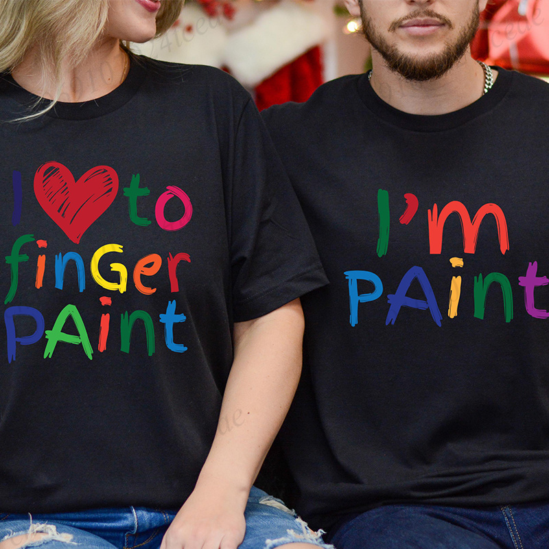 お揃いのカップル T シャツ I Love To Finge - Men Accessories Aesthetic のレビューと価格