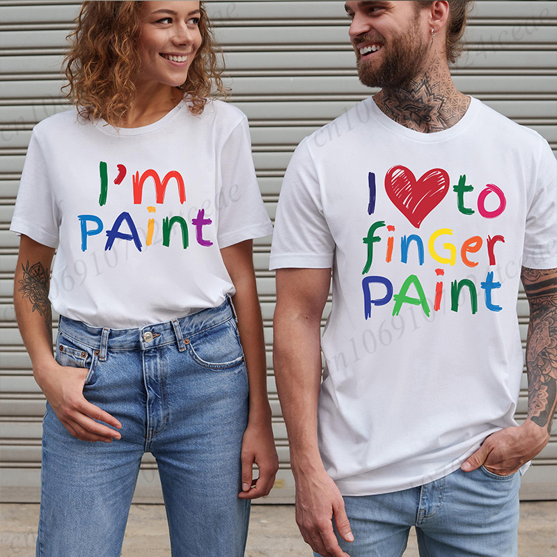 お揃いのカップル T シャツ I Love To Finge - Men Accessories Aesthetic のレビューと価格