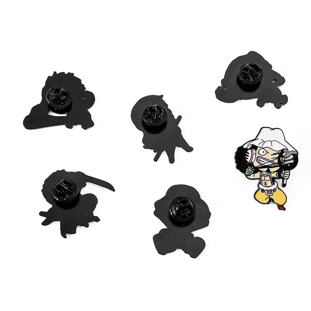 6 個ワンピース漫画ブローチウソップルフィナミファッションエ - Lapel Pin Enamel のレビューと価格