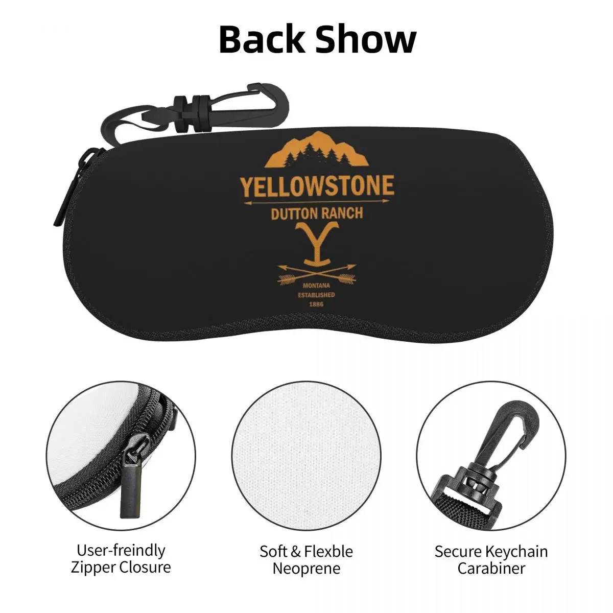 イエローストーン ダットン ランチ シェル メガネケース プ - Men'S Yellowstone Accessories のレビューと価格