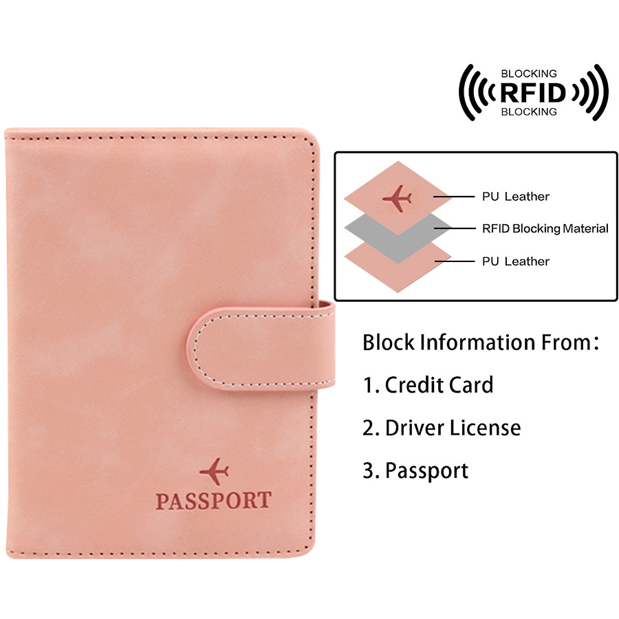 磁気ボタンパスポートカバーカバーネームカスタマイズ Rfid - Men Accessories Name のレビューと価格