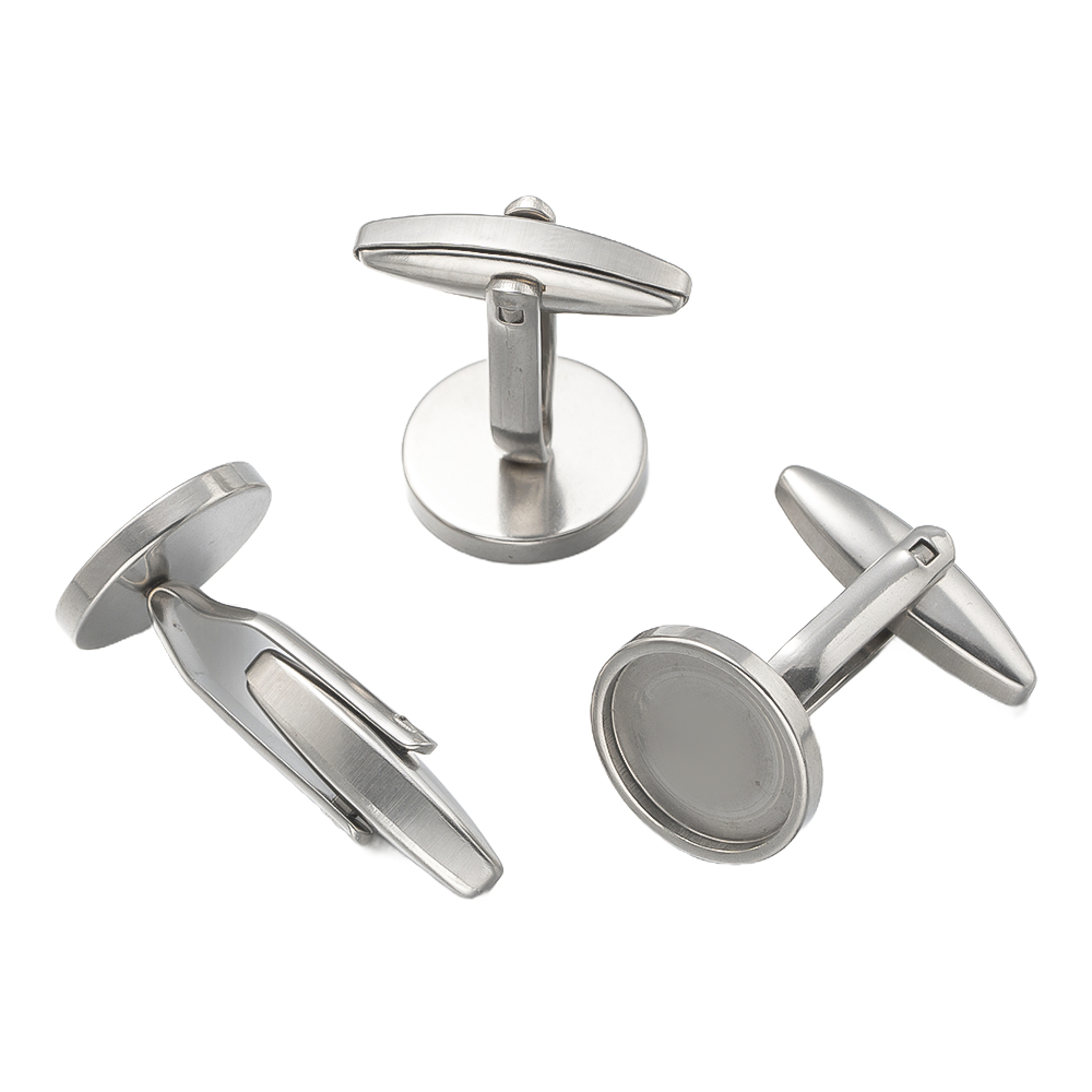 5個入り ステンレス製 カフスボタン フラットパッド カボシ - Men'S Accessories Rings のレビューと価格