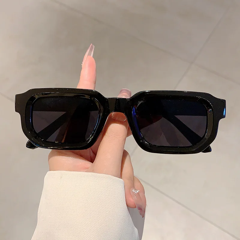 ヴィンテージ長方形フレームサングラスアウトドアマンサングラス - Men'S Accessories Glasses のレビューと価格