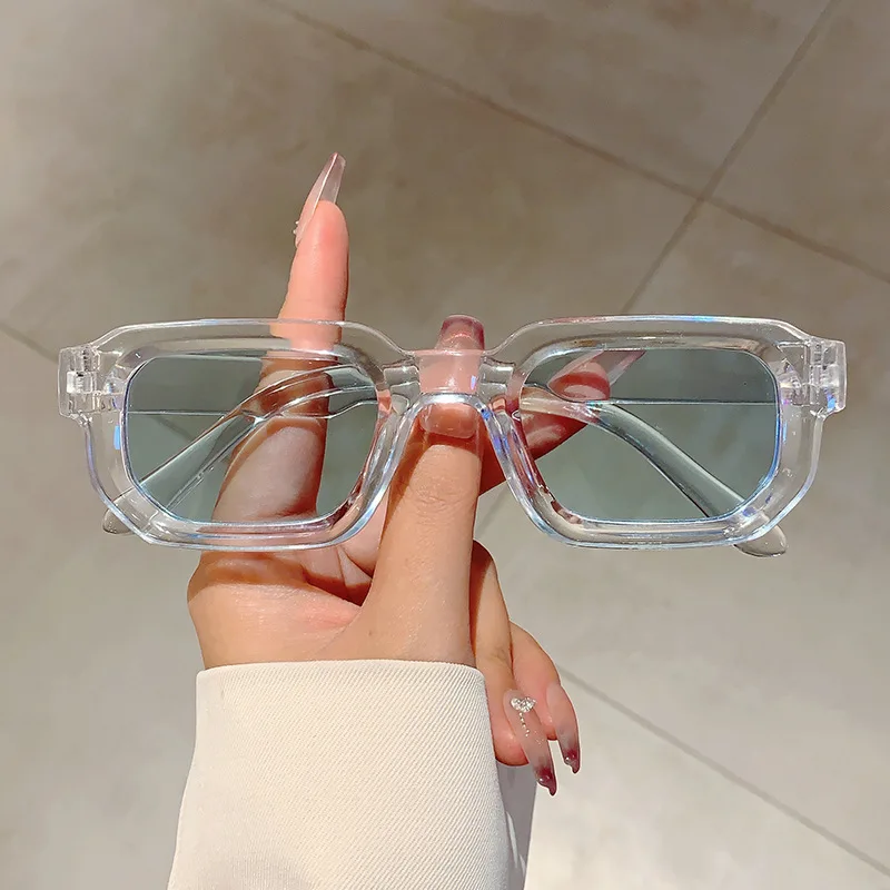 ヴィンテージ長方形フレームサングラスアウトドアマンサングラス - Men'S Accessories Glasses のレビューと価格