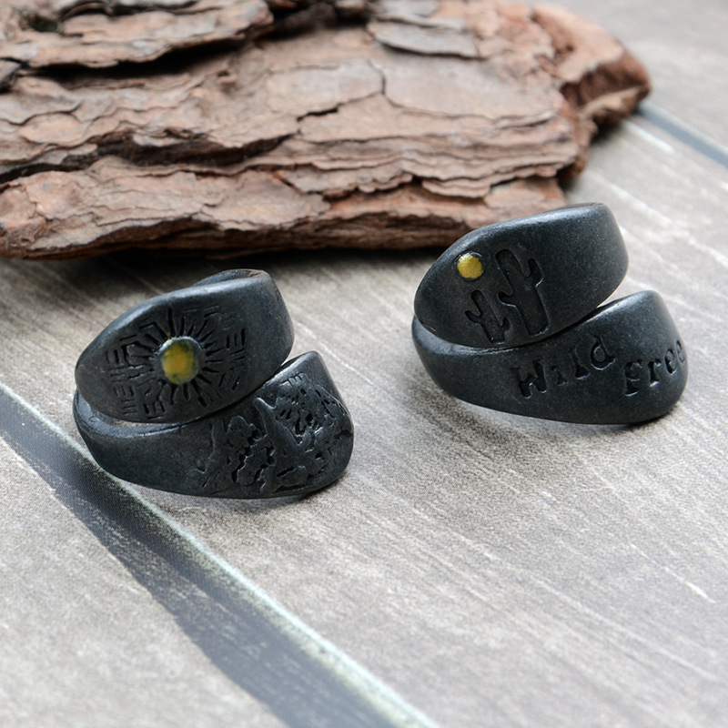 DIYアクセサリー Amazon越境販売 レトロ メンズ＆レ - Men'S Accessories Rings のレビューと価格