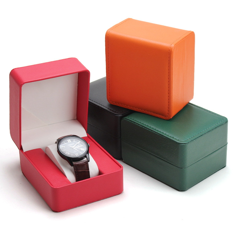 時計収納ボックス PU シングル時計ディスプレイケース腕時計 - Men Accessories Organiser のレビューと価格