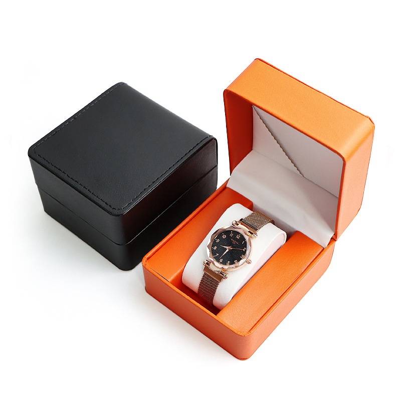 時計収納ボックス PU シングル時計ディスプレイケース腕時計 - Men Accessories Organiser のレビューと価格