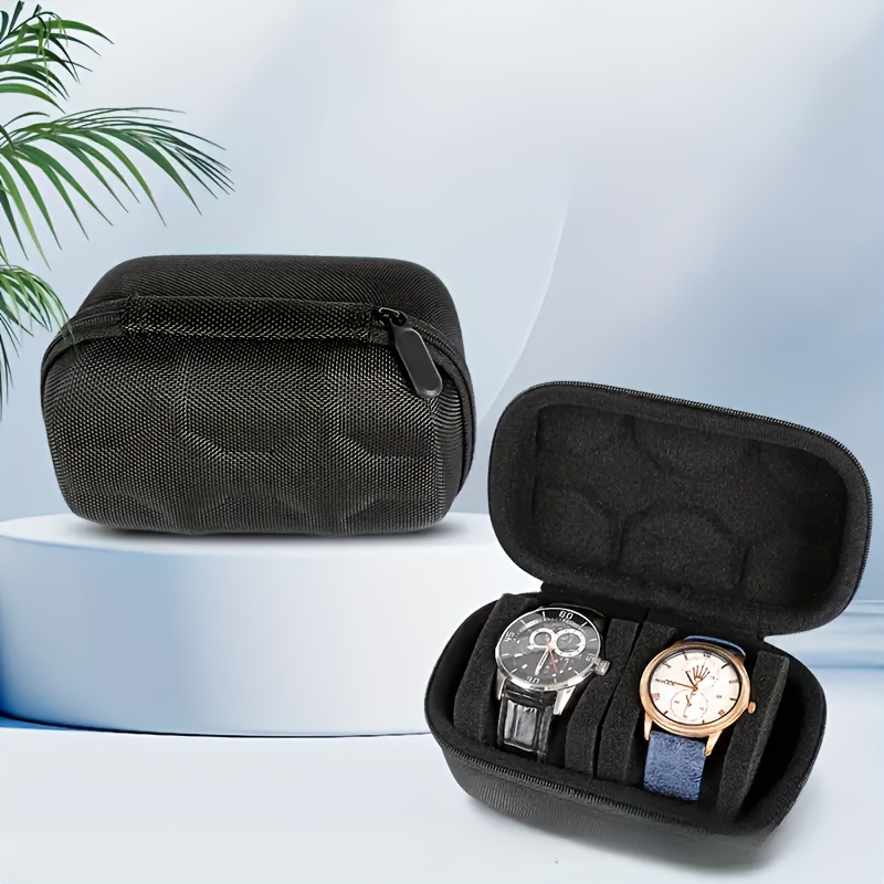 ハードシェル 2 スロット ウォッチ トラベル ケース -  - Men Accessories Organiser のレビューと価格