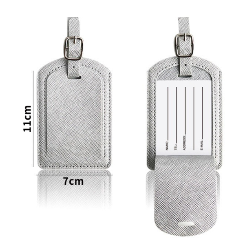 旅行用荷物タグ 女性用 男性用 ホリデーラベル 荷物用PUレ - Men Accessories Name のレビューと価格