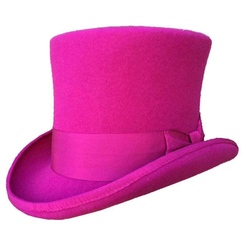 ローズピンク女性用シルクハット ヴィクトリア朝シリンダーハッ - Men'S Victorian Accessories のレビューと価格