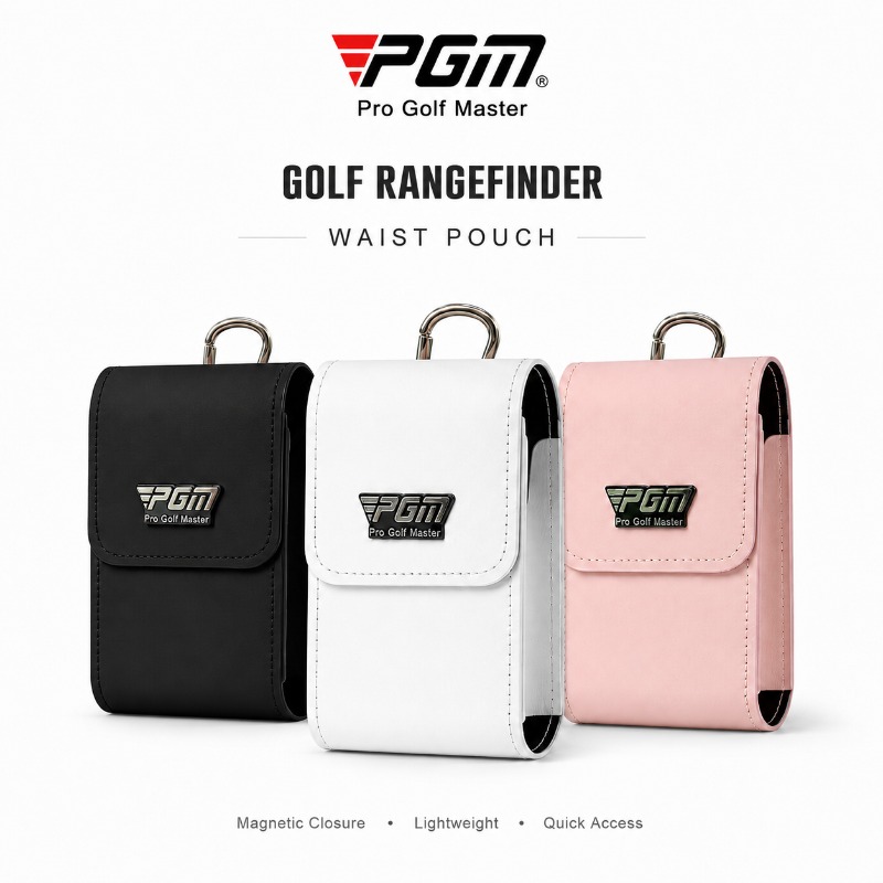 PGM 磁気ゴルフウエストポーチ距離計ケースクリップオン P - Men'S Accessories Golf のレビューと価格
