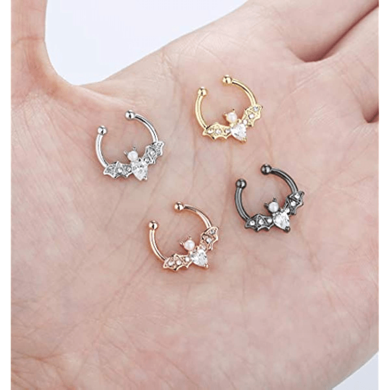 EVISPOL かわいいハロウィンバットフェイクセプタムリン - Men'S Accessories Rings のレビューと価格