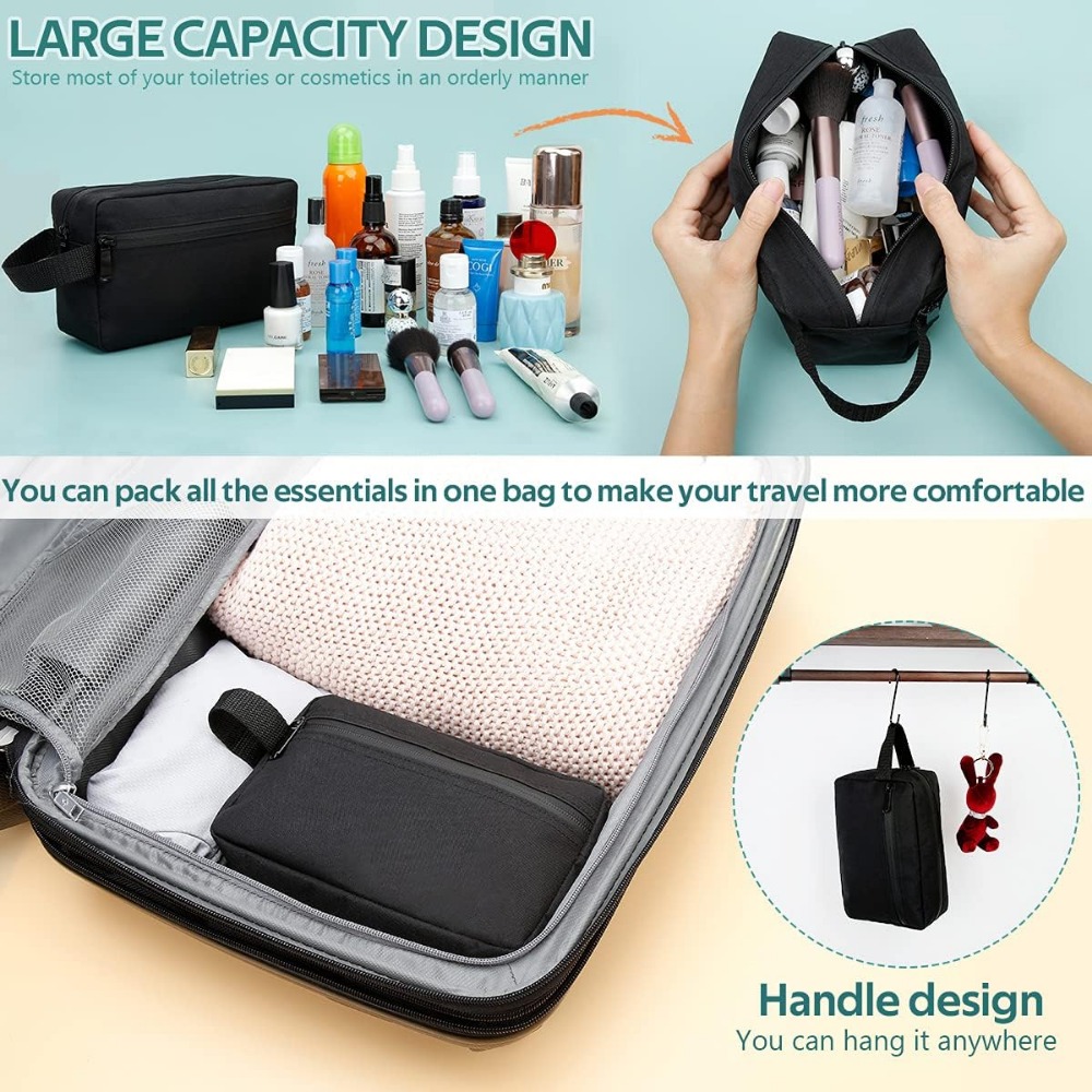 旅行用トイレタリーバッグ女性男性折りたたみ収納バッグ化粧品ブ - Men'S Accessories Wardrobe のレビューと価格