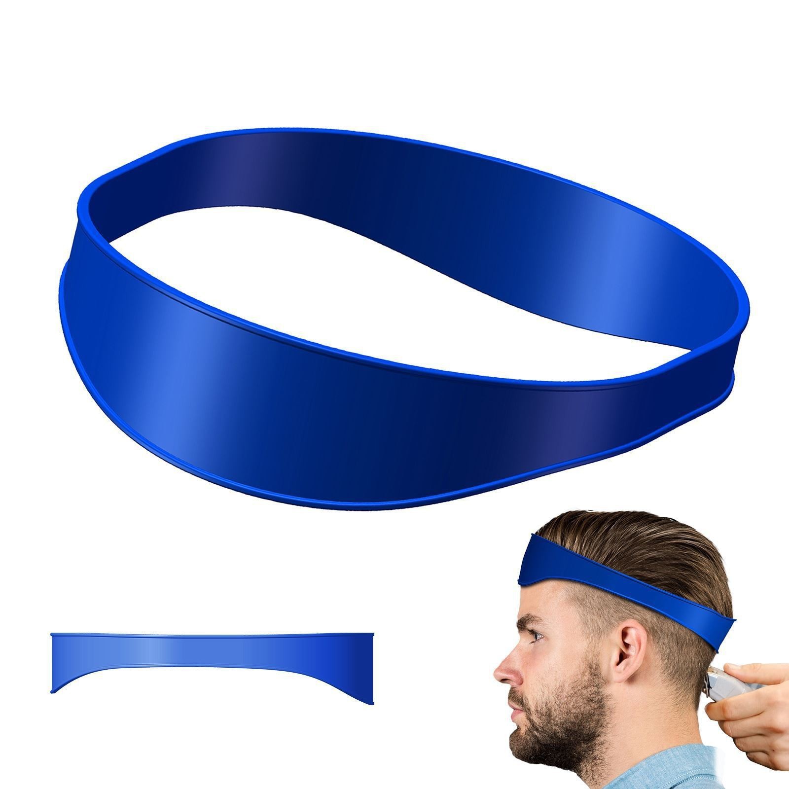 DIY メンズホームヘアカットカーブヘッドバンドソフトシリコ - Men Accessories Guide のレビューと価格