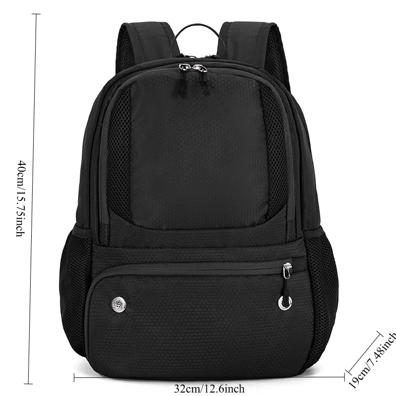 メンズオックスフォード生地スポーツバックパック多機能バスケッ - Men'S Accessories Wardrobe のレビューと価格