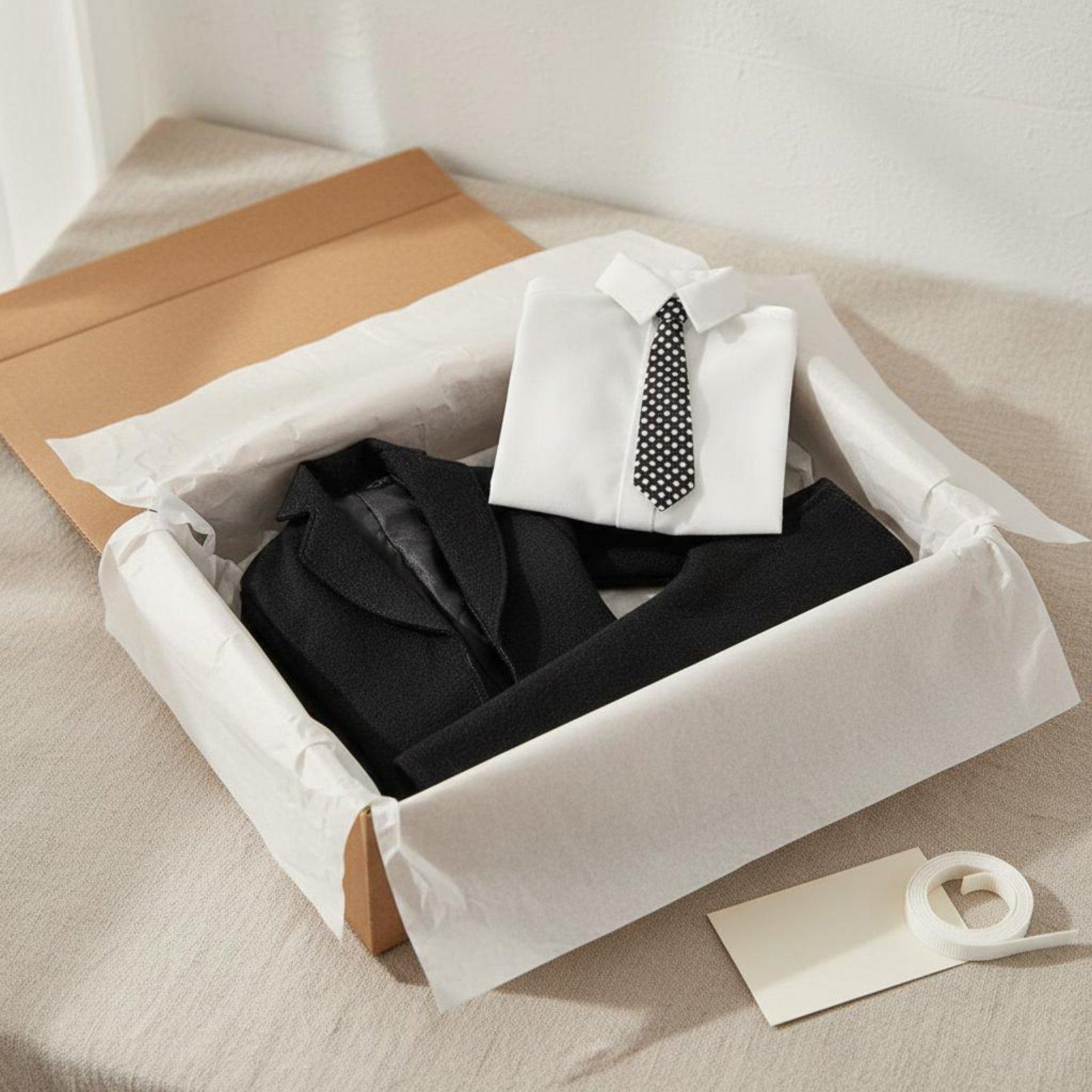 男性人形スーツ洗練された布製衣装 30 センチメートルファッ - Men'S Accessories Wardrobe のレビューと価格
